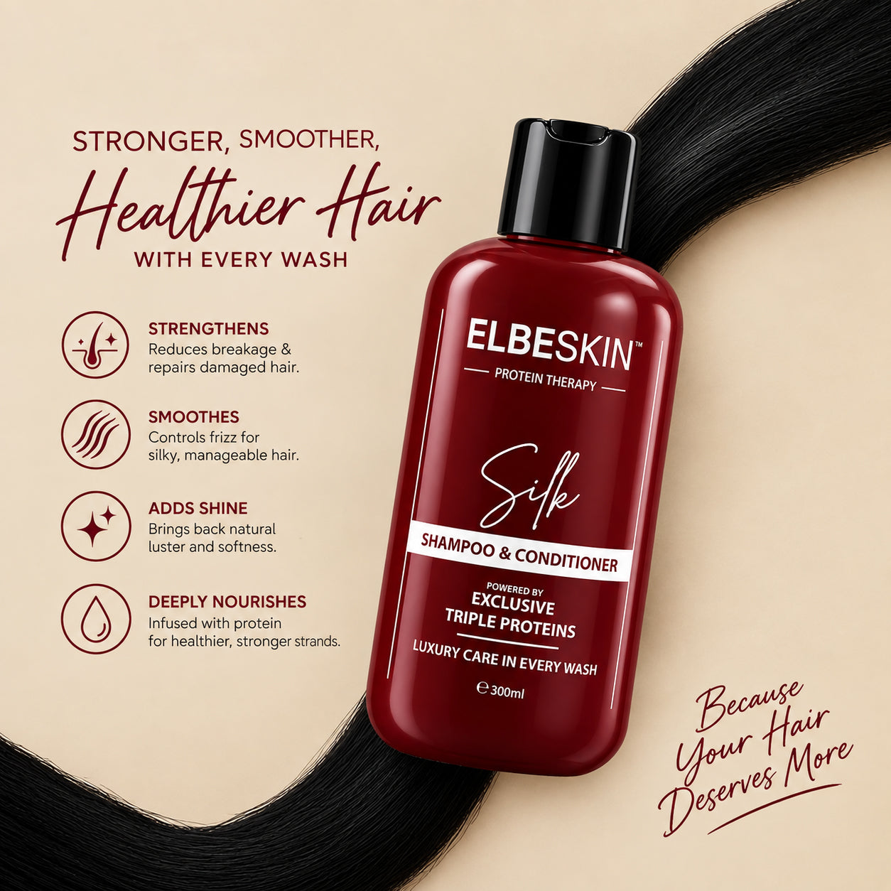 Silk Shampoo & Conditioner (Protein Therapy)